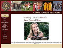 Tablet Screenshot of cantosydanzasdelmundo.org